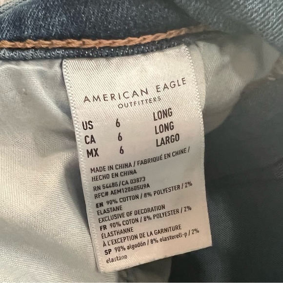 American eagle hi rise jegging jeans size 6 - Picture 3 of 7